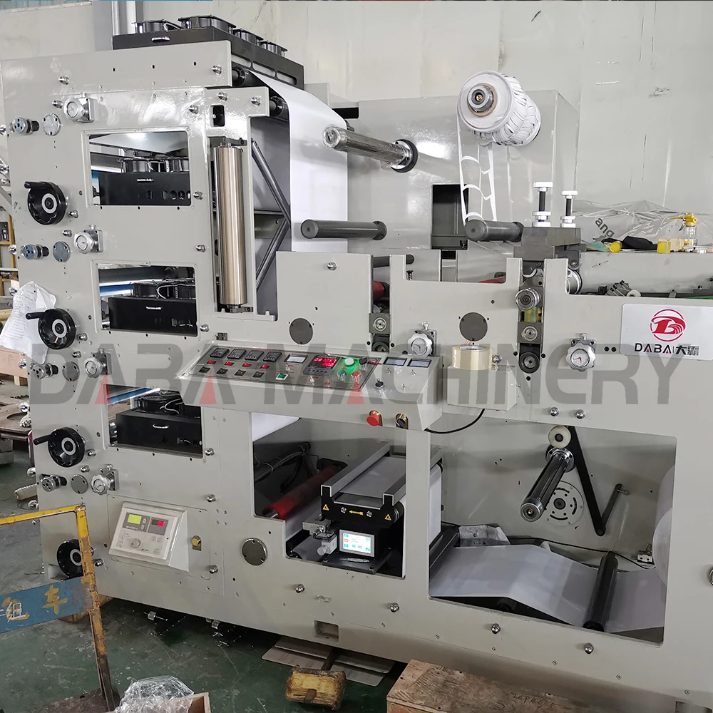 UV flexo printing and die cutting machine for paper cups