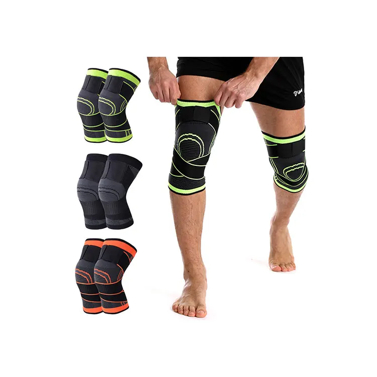 Лидер продаж, наколенники для баскетбола для взрослых с нескользящим компрессионным логотипом на заказ