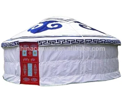 5m yurt tent for 5 Person Tent Type Mongolian Yurt