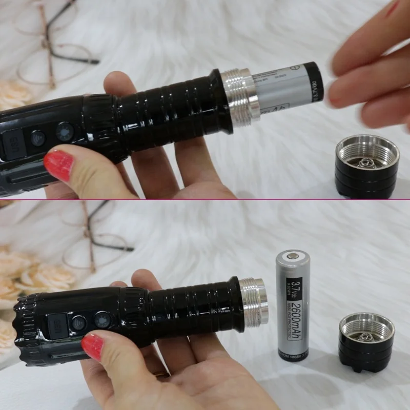 Camping WIFI Flashlight Portable Recorder Camera Outdoor Tactical Rechargeable Flashlights For Hiking