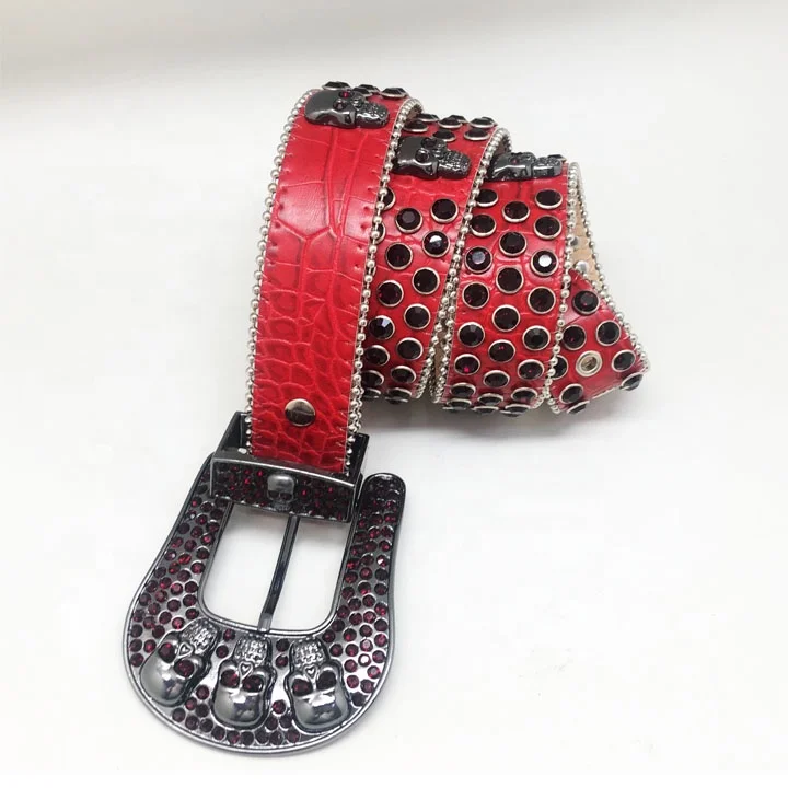 2021 ремень со стразами и 3D пряжкой для мужчин в уличном стиле