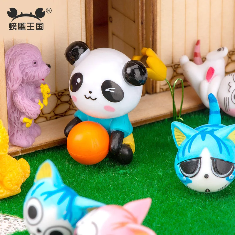 pxwg handmade diy garden shed sand table building model making materials Outdoor landscape ornaments simulation animal