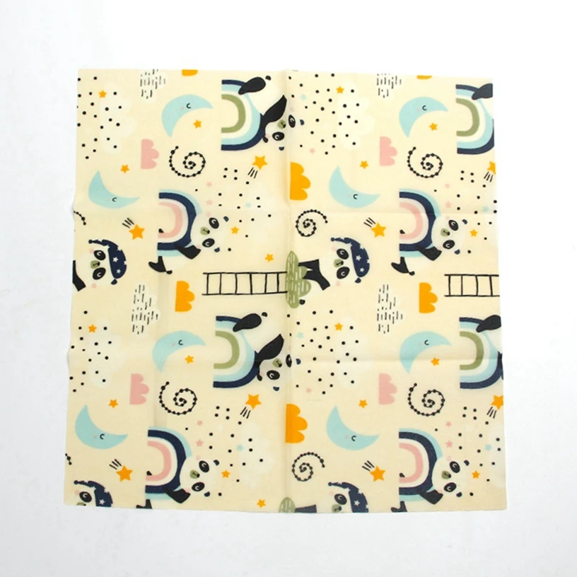 
Food Grade Custom Natural Organic Fabric Reusable Storage Eco Food Bees Wax Paper Reusable Wrap, beeswax food wrap set 