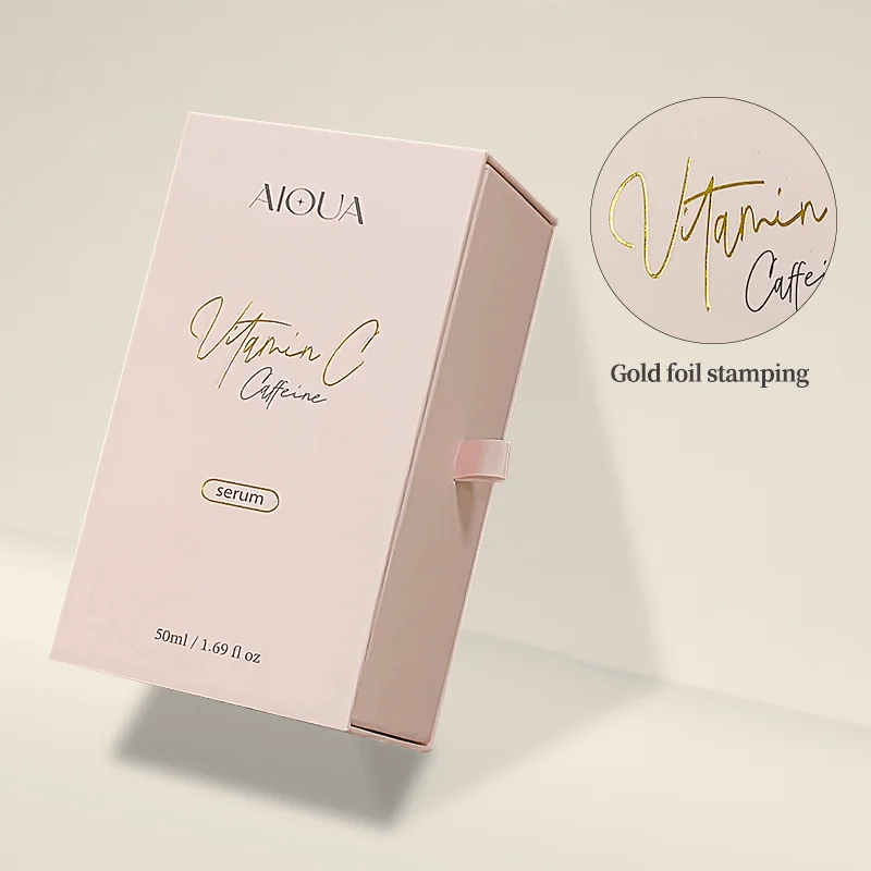 Luxuriant Drawer Rigid Drawing Paper Box Package Cosmetic Cologne Perfume Tester Attar Bottle Box