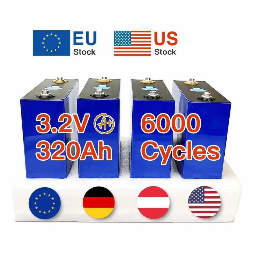 power wall 280ah 48v 300ah prismatic 12v 100ah 32700 24v 72v 100a lifepo4 battery  bms 48v cell  320ah 3.2v case 10kwh 200ah