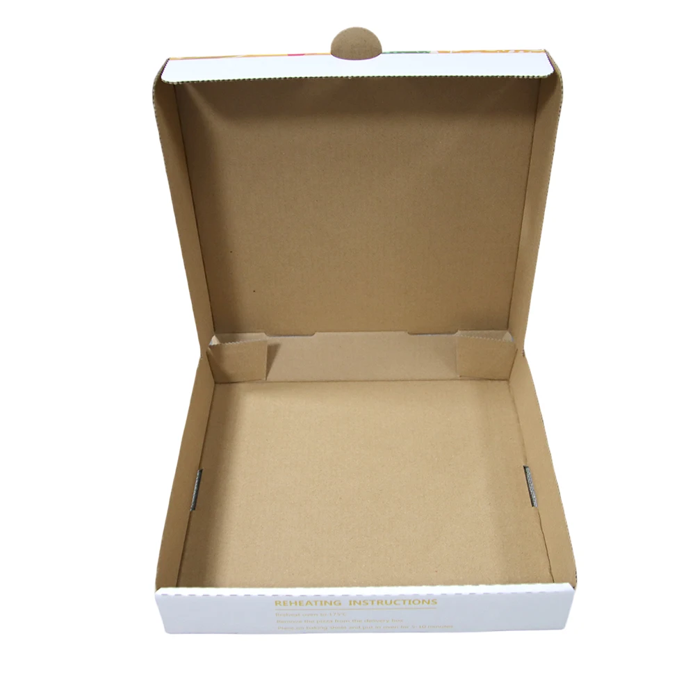Коробка для пиццы Kingwin 6 7 8 9 10 11 12 13 14 15 16 17 18 19 дюймов Гофрированная коробка для пиццы для шаблона
