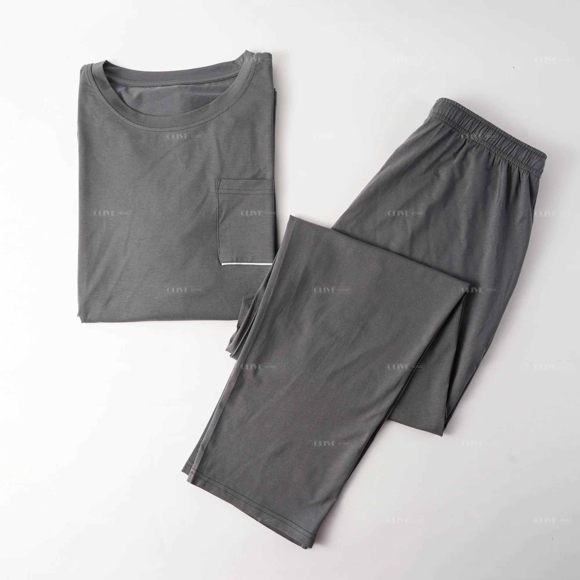 Пижамный комплект с длинным рукавом