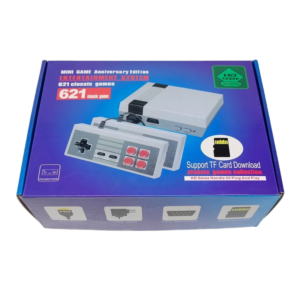  Обновленная Ретро игровая консоль 621 HD портативные игровые плееры с TF