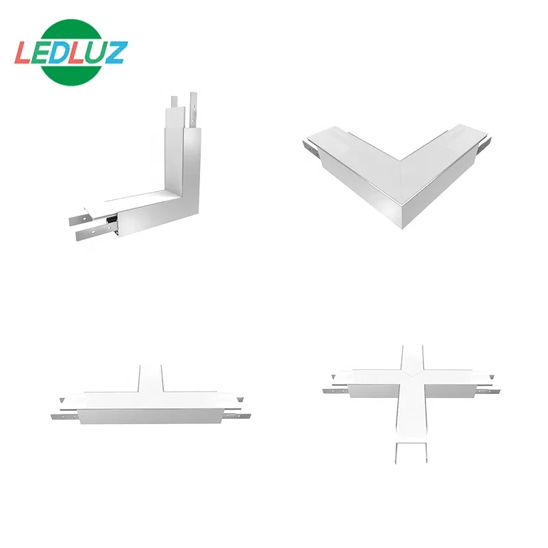 
90x35mm Big Recessed Linkable Aluminum LED Profile 