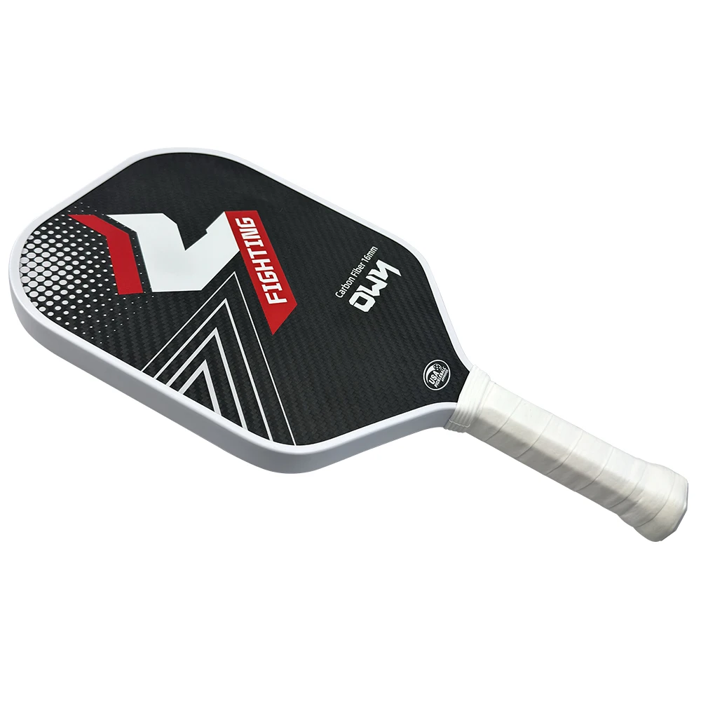 Thermoformed Raw Toray T700 3k Carbon Fiber Pickleball Paddle With 16 Mm Polypropylene Honeycomb Core Glass Fibre Pickleball Pad