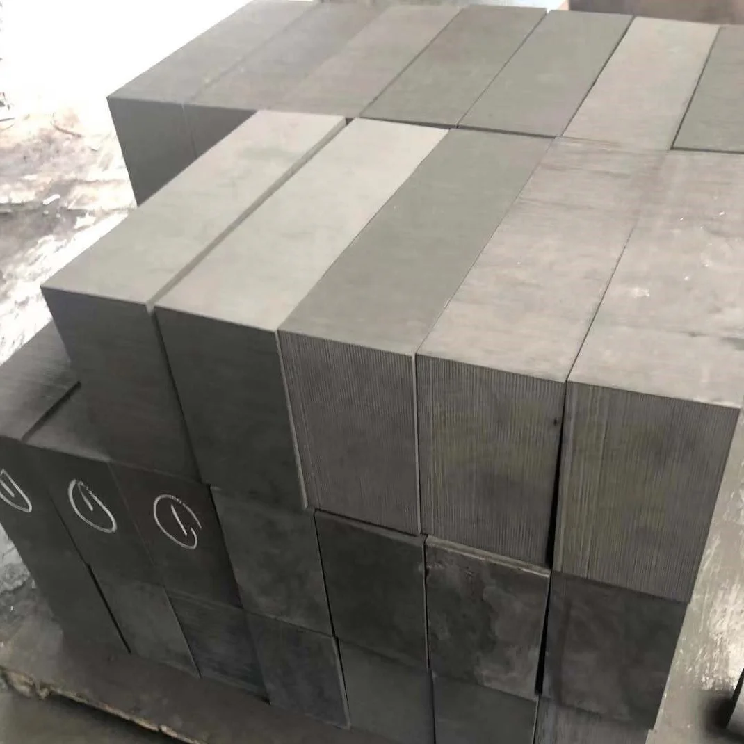 High Purity high density mold pressed Isostasic pressed grade Graphite Block blank for sale