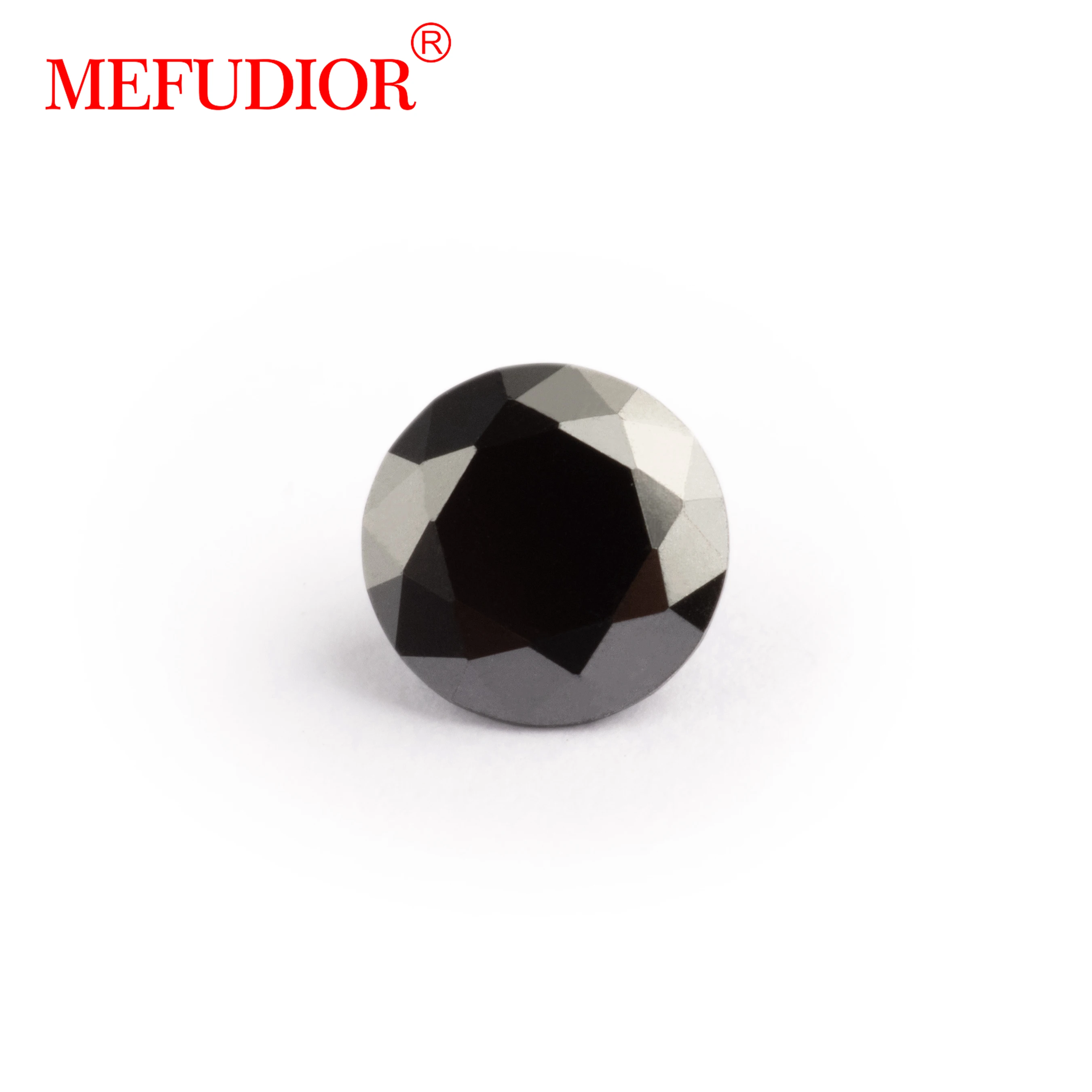 GRA certified Black Moissanite Stone 3-10mm Loose Diamond stone for Jewelry ring bracelet necklace making