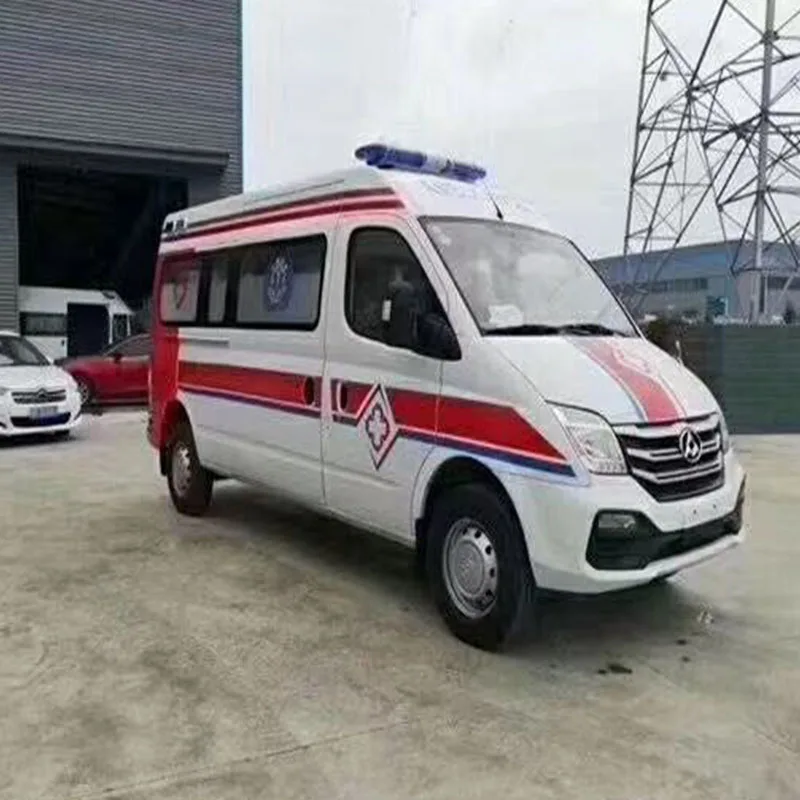 
Top Quality 4x4 Model Gasoline Diesel Fuel Emergency Equipment Military Ambulance Medical Clinic ICU Ambulance Van Truck 