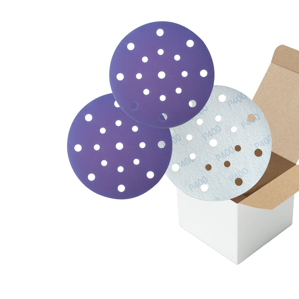 Good quality 6 inches grit 240 abrasive hook and loop sanding paper disc customized for Automobile industry