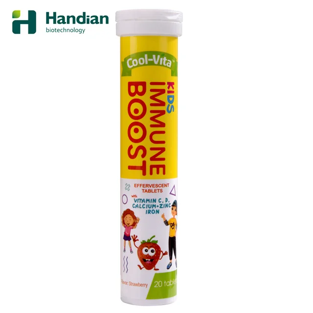 ODM OEM Multivitamin Effervescent Tablets for kids Food Supplement Immune Boost