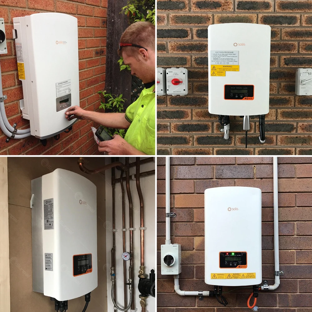 
Solis-1P5K-4G Grid Tie Inverter 10Kw Grid Tie Inverter 5000W 