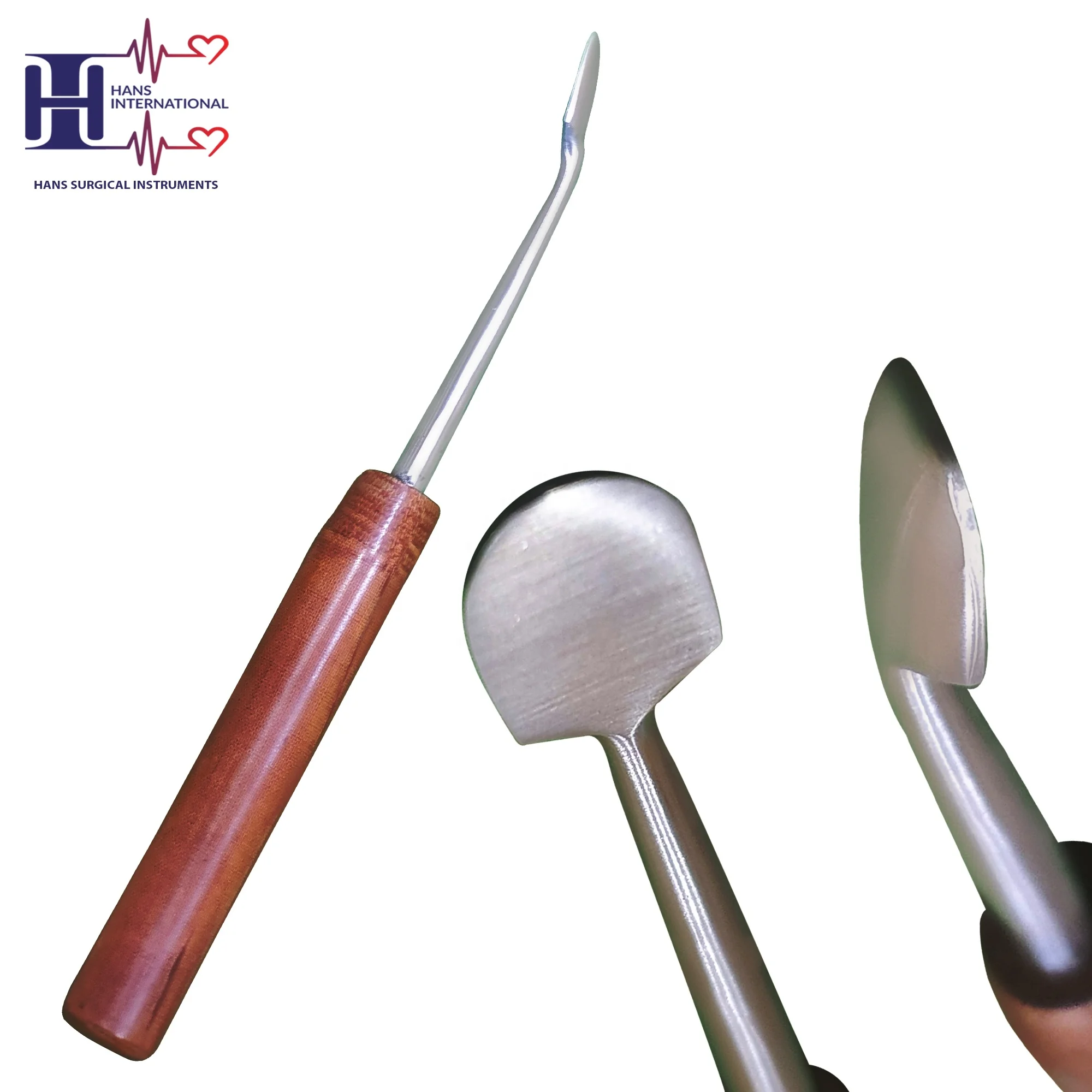 Periosteal Elevator Curved 14 mm 20 cm Orthopedic Instruments