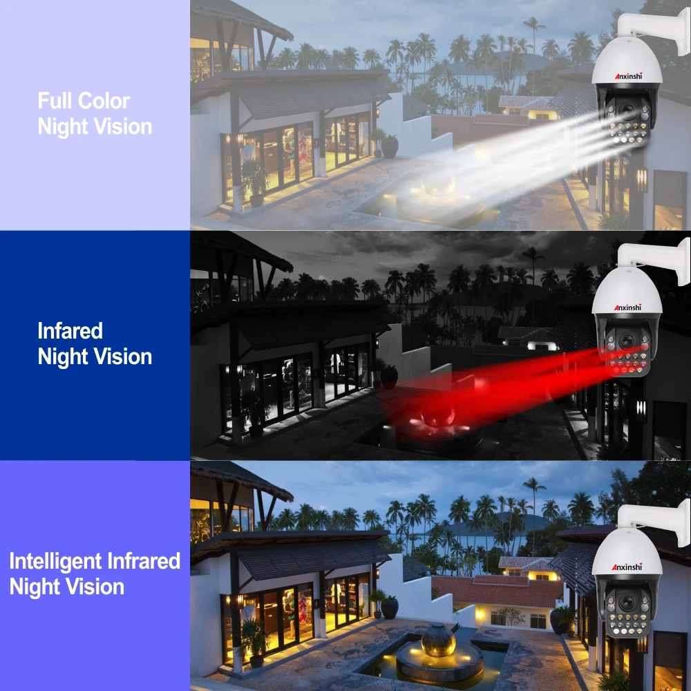 3000, 4K, veiw 45xzoom, отслеживание человека, NDAA, IP-камера, сирена, 8 МП, лазер, 400 метр, ночная IP-камера видеонаблюдения