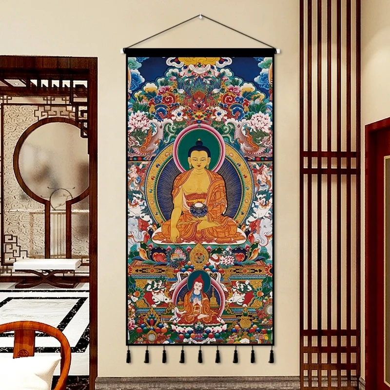 Interior living room sofa wall art tapestry religious style decorative paintings 2021 hot new factory price can be customized