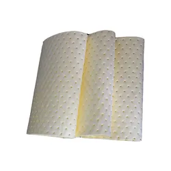 100%Environmental Hazchem Particulate  Polyester Nonwoven Spunbond  Fabric Polypropylene Oil Absorbent Pads