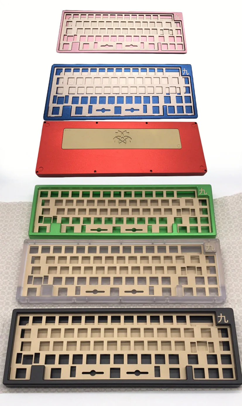  CNC обработка алюминия 60% клавиатуры TKL Alice ANSI компоновка 6061/6063/латунная