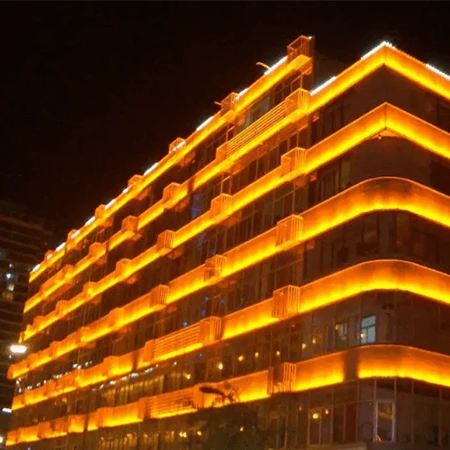 36 Вт 48 ip65 24 В DMX512 система управления rgbw dmx алюминиевый мост освещения настенный светильник для наружного
