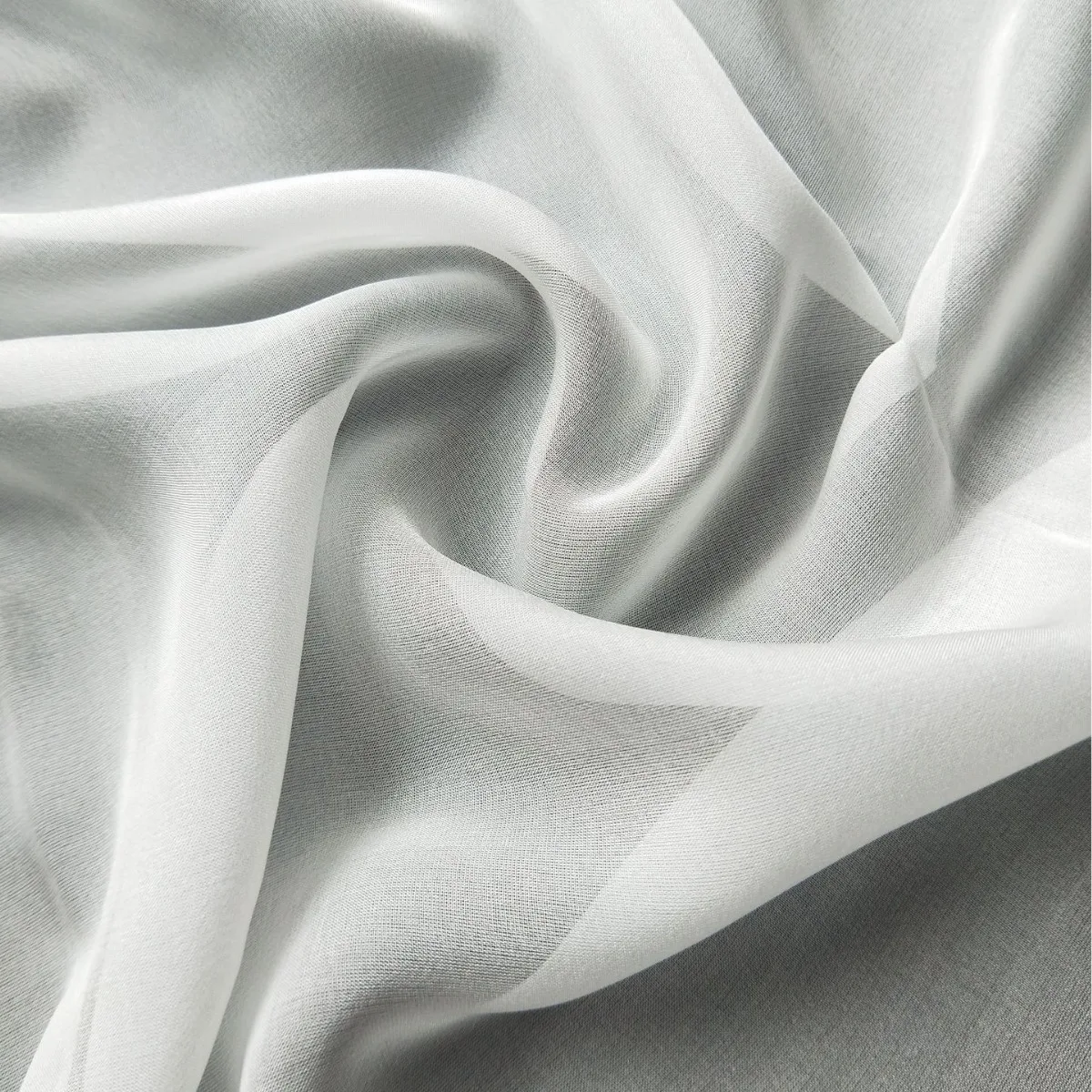 8mm White Silk Chiffon Fabric Silk 100% Silk Thin See Through Mulberry Fabric For Scarves Dress Clothing Lining
