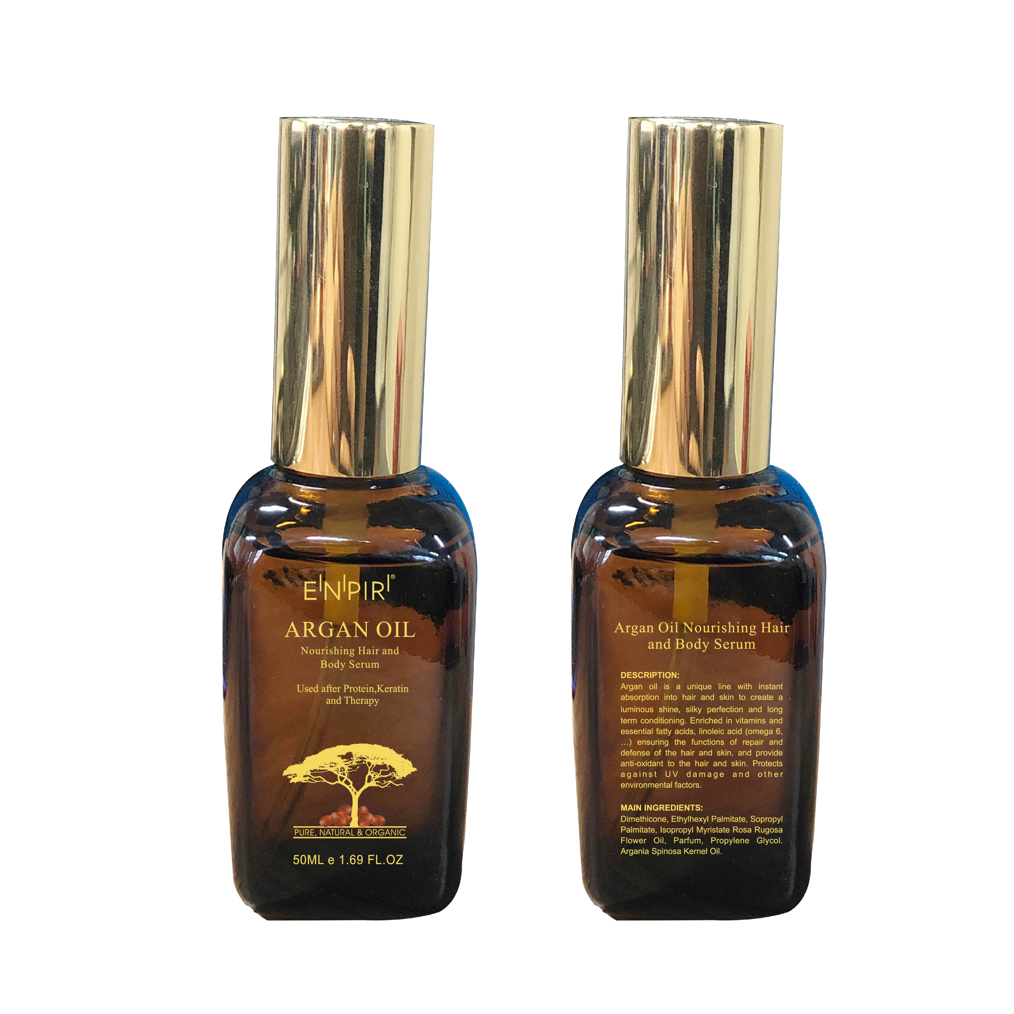 Custom Private Label OEM Organic Curly Hair Care Serum Keratin Treatment Protein Hair Argan Oil Morocco