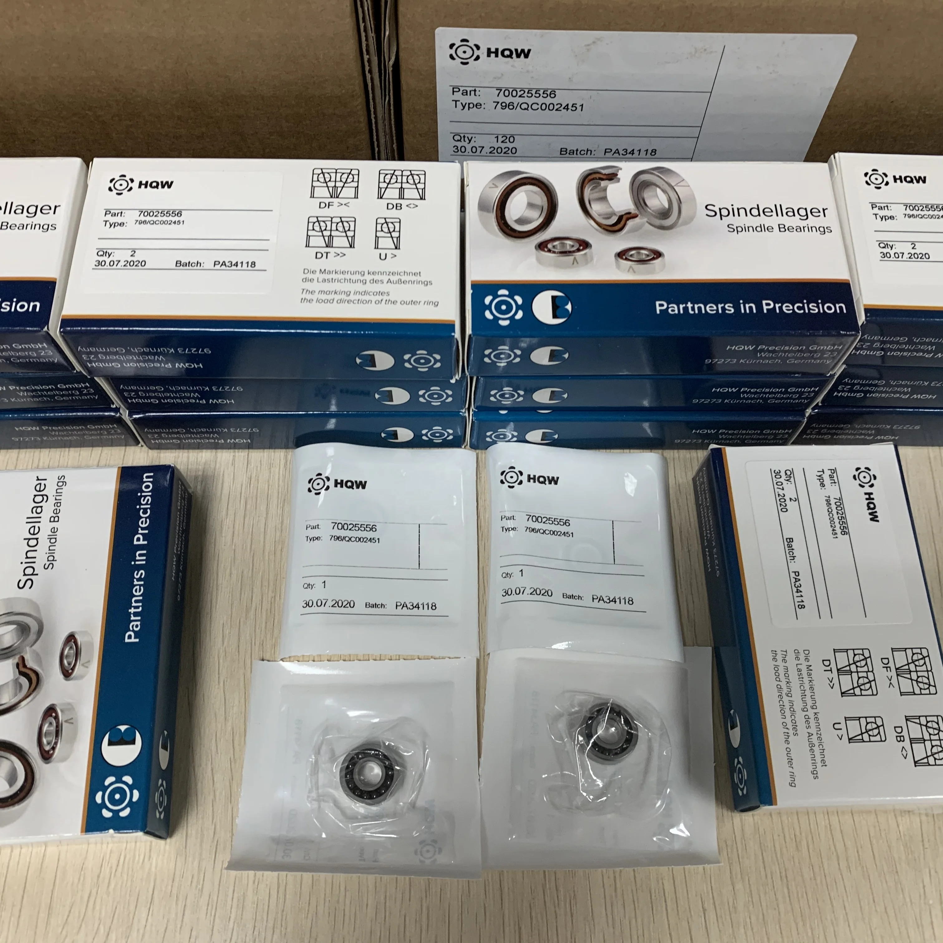  Подшипники HQW 796/QC002451 для струйных