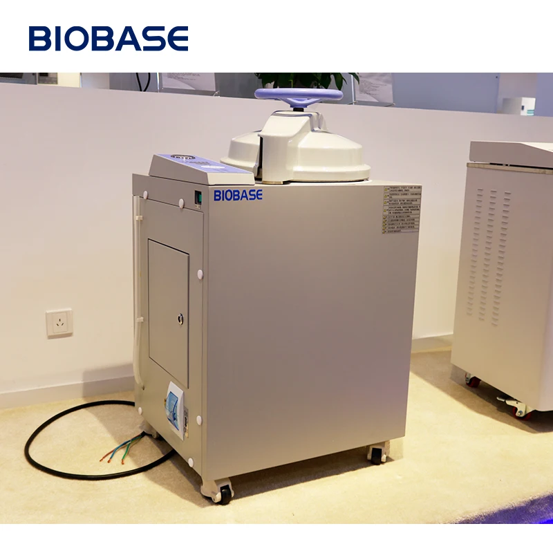 BIOBASE Китай горячей продажи 50L Вертикальный автоклав BKQ-B50II в 7 программ для твердого и жидкого с дополнительным