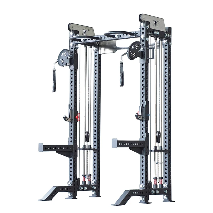 Multi Function Comprehensive Rack Smith Machine Squat Rack Cable Crossover