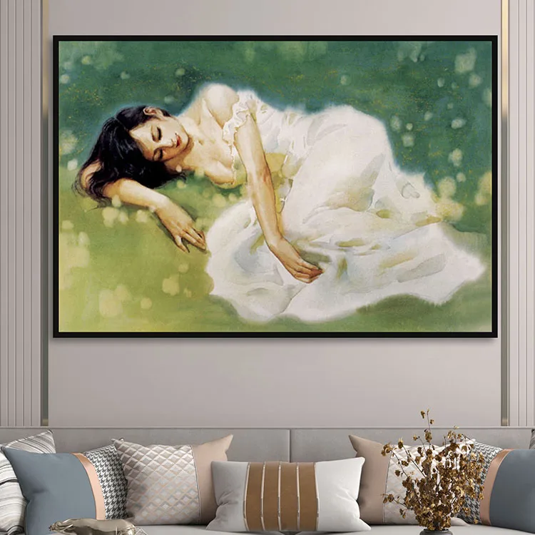 Modern Home Decor Wall Art Nude Art Painting Naked Beautiful Sex Girl Nude Art Oil Paintings By Number