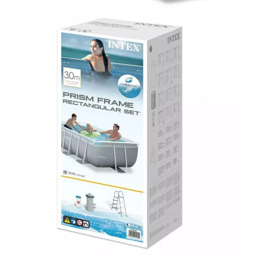 INTEX26792 Manufacturers Water Pool Inflatable Rectangular Spa Swimming Pool