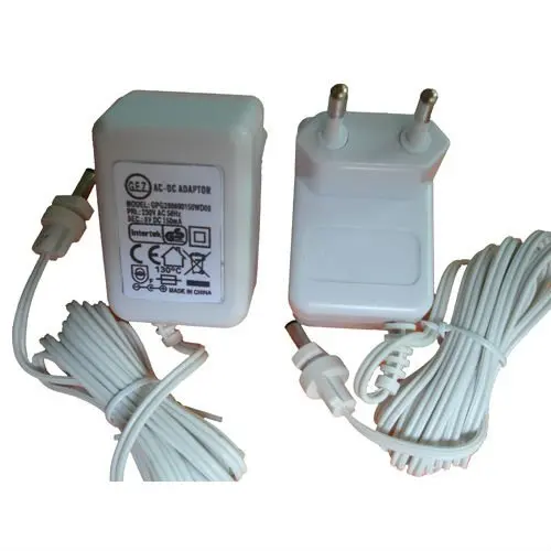 White Color EU UK US AU JP Plug  AC DC Adapter Input 220V Linear Power Adapter