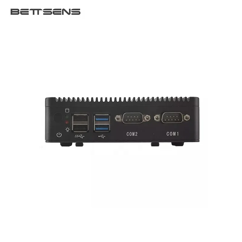 Тонкий клиентский мини-ПК 2 LAN J1900 мини-сервер маршрутизатор Win10 ioT шлюз RS232 4G SIM Linux Безвентиляторный промышленный компьютер