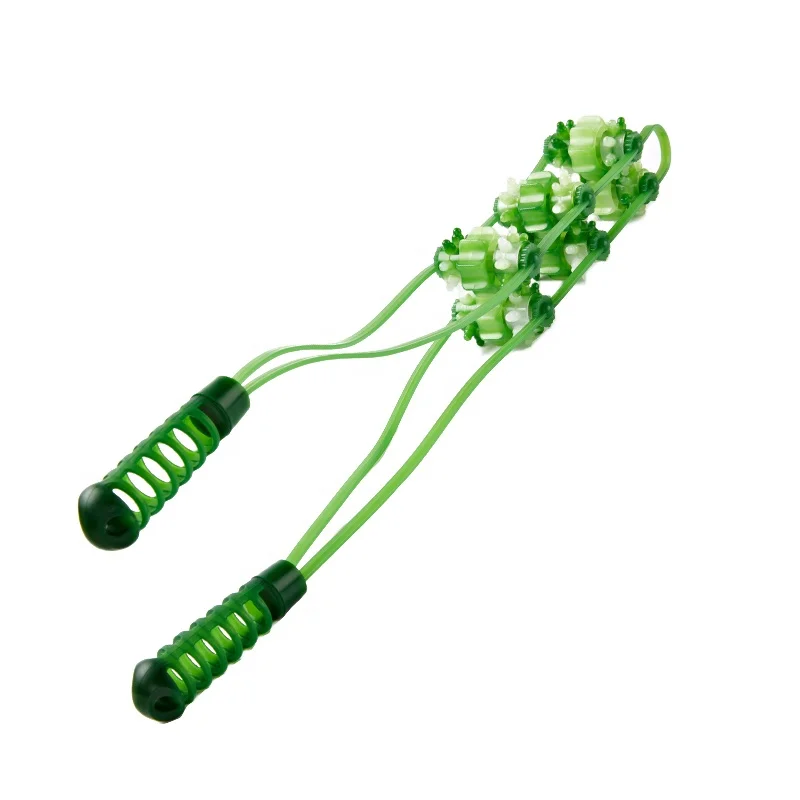Wheel Handheld Massager Back Manual Roller Massager Strip Dredge Pull Neck Shoulder Back Roller Massager