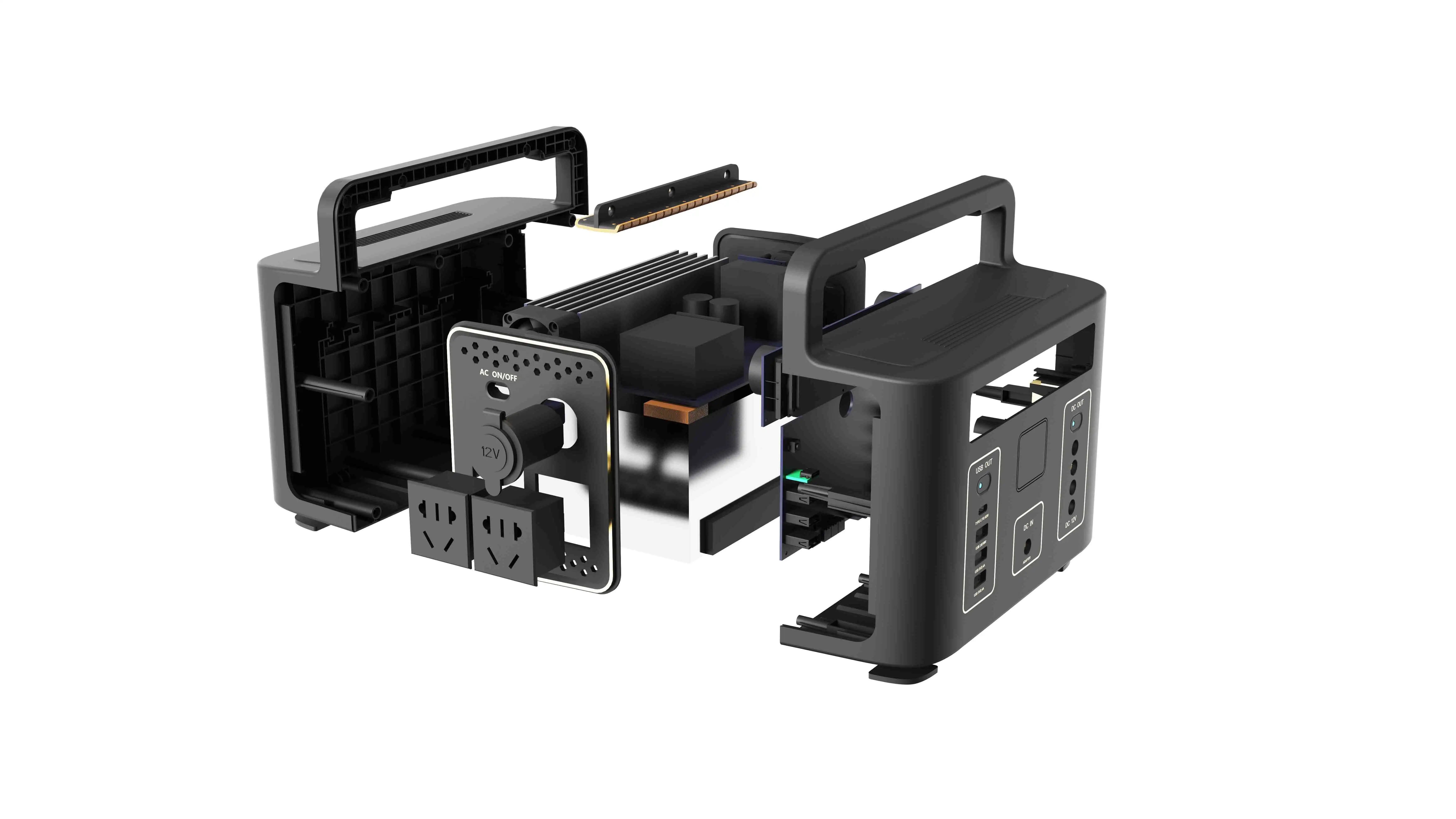 2000w 2kva portable battery pack 500 watt 1000w 2000wh mobile power bank  portable power supply station