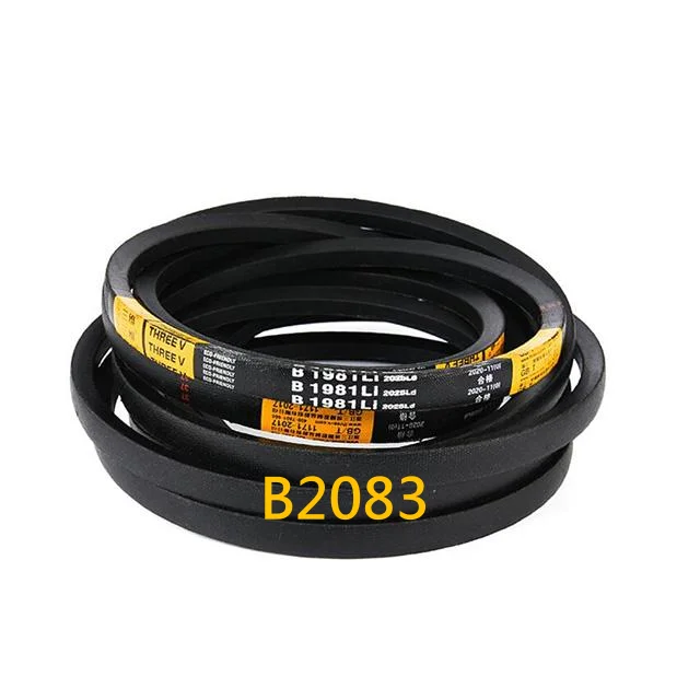 Factory Price Sale Big Size Classical Wrapped Rubber V-Belts  B2083 triangle belt