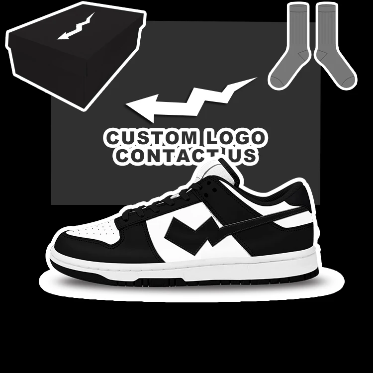 Designer custom logo sb low leather manufacturer printed original retro platform white dunkes men shoes casual sneakers with box