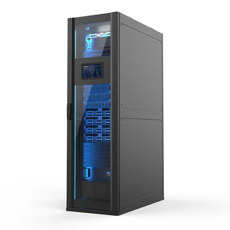 ningbo lepin factory sell  network cabinet smart data center 42u 19inch black server rack proforated door cabinet price list
