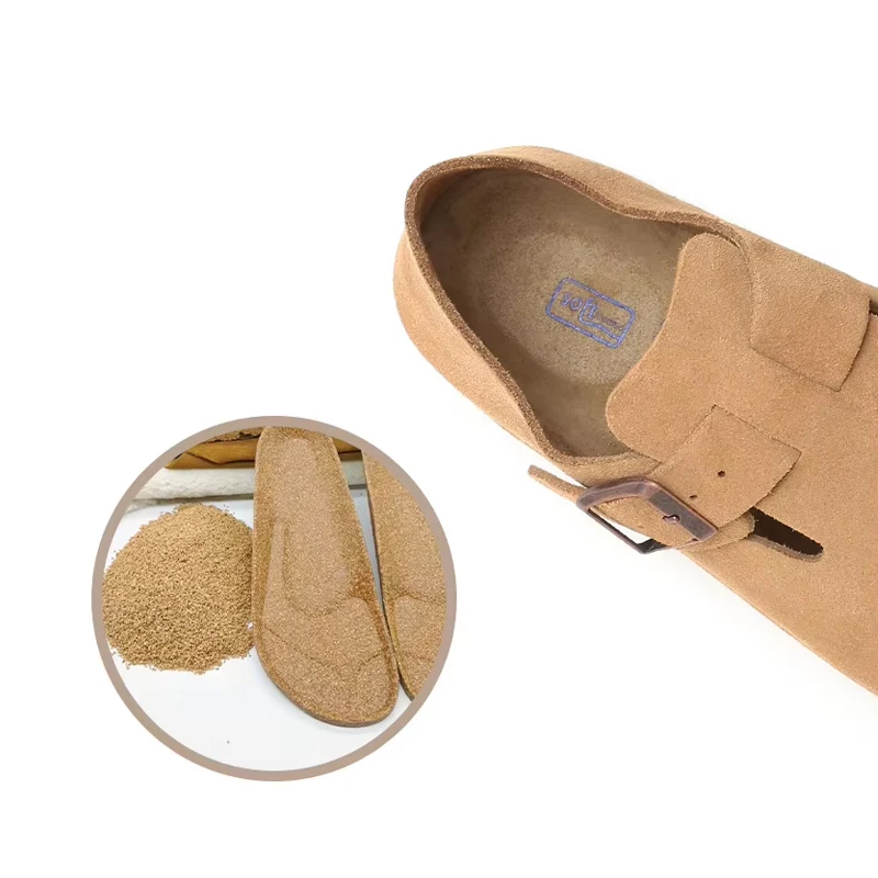 Oem Wholesale Western Style Soft Anti Slip Buckled Start Print Cow Animal Plush Leather Custom Slippers Semi-encircle