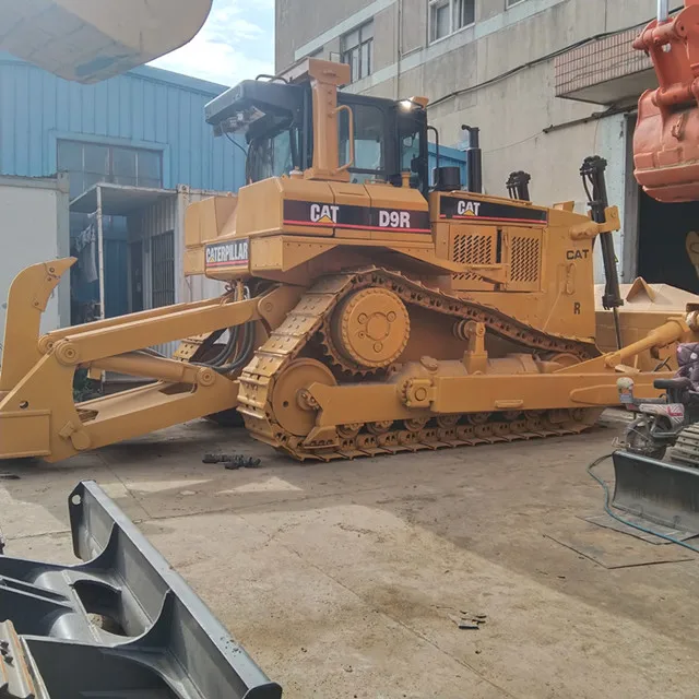 90% новый оригинальный бульдозер caterpillar cat D9R для продажи в Китае