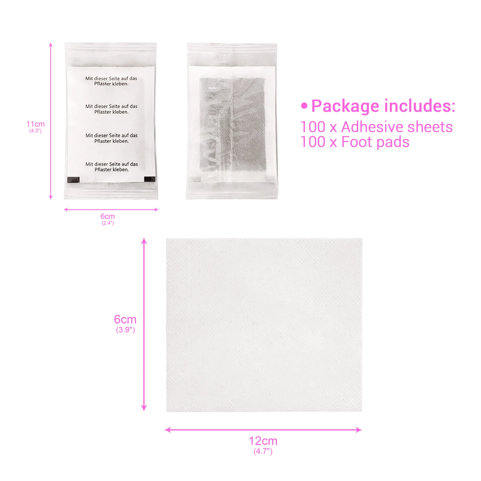 Natural Effective Detox Foot Patch for Stress Relief, Better Sleep