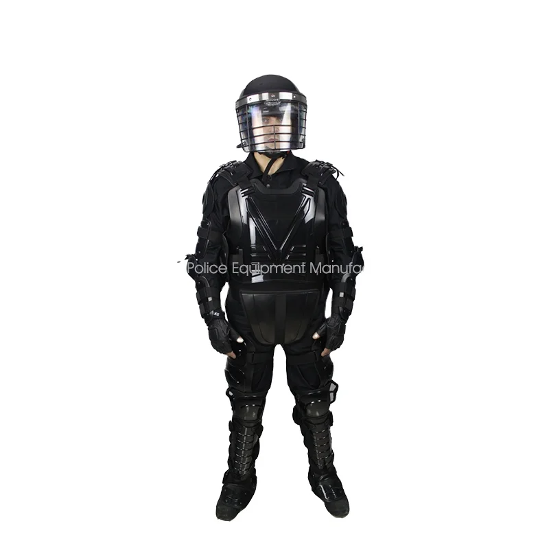 Flame resistant policia riot suit full protection armor suit body tactical armor gear