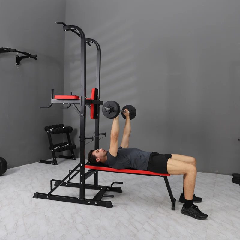 wholesale multifunctional gym equipment pull up bar chin up bar adjustable height power tower