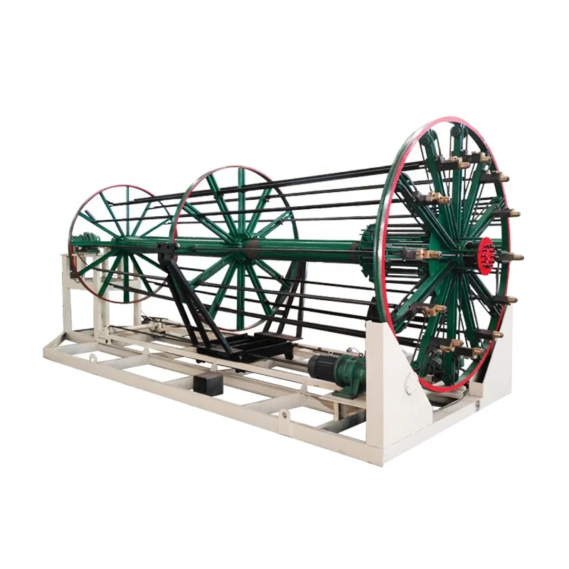 Full automatic steel frame hob- welding machine is used for cement pipe work