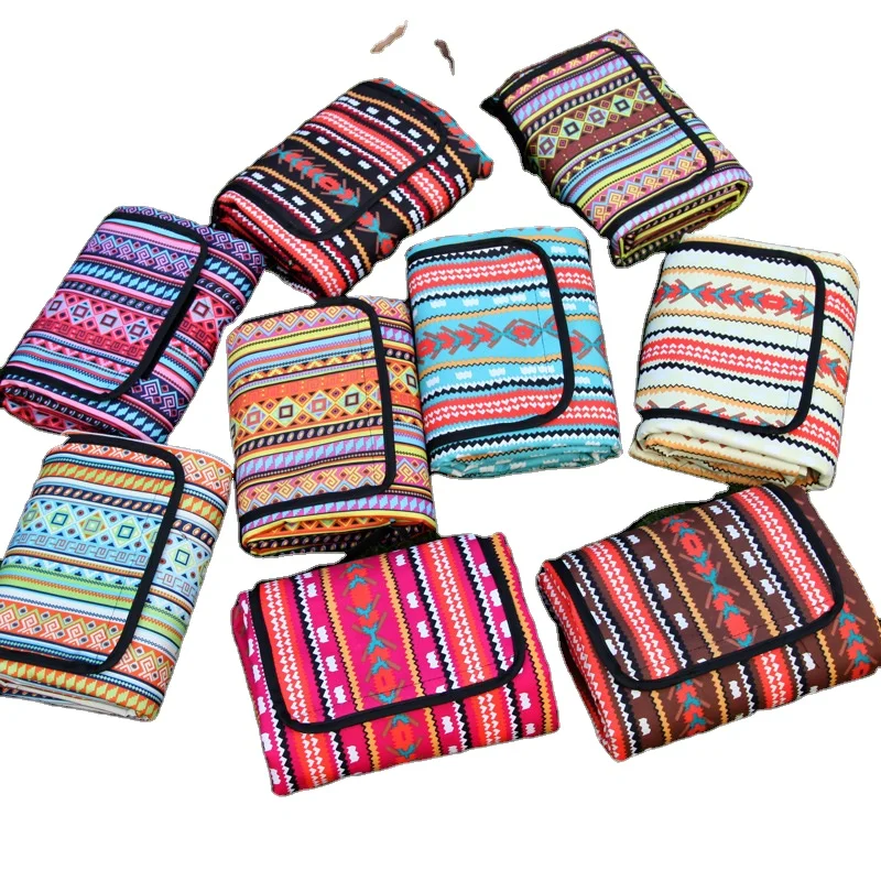Portable picnic mat minority style camping beach picnic mat waterproof rug blanket light weight picnic mat waterproof outdoor