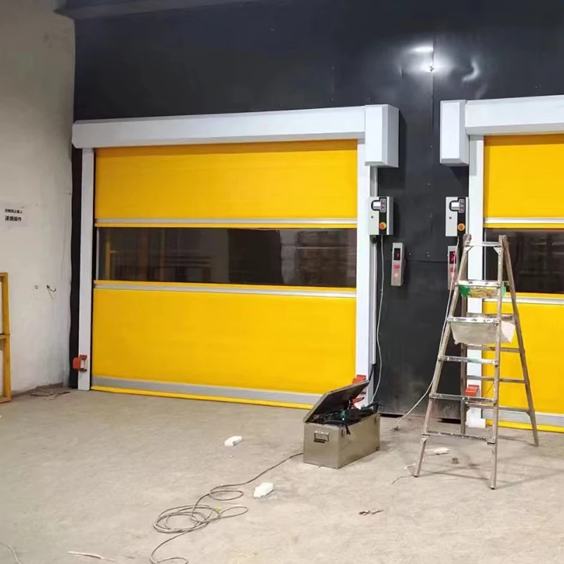 Customized Pvc Industrial High Speed Door Dust Proof Waterproof PVC Curtain Automatic Customized Size Supermarket Others Windows