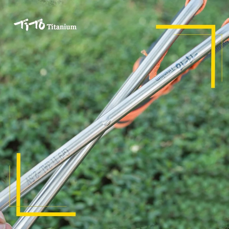 TiTo new titanium folding stool folding stool bar chair outdoor travel folding chair