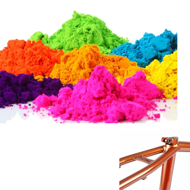 Chinese factories Direct High Gloss Car Paint Black epoxy polyester powder coating